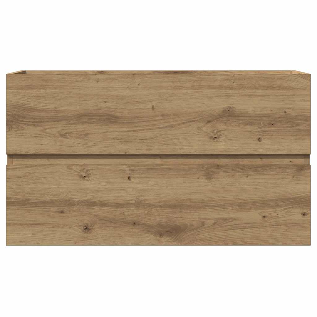 vidaXL Dulap pentru baie stejar artizanal 80x38,5x45 cm lemn prelucrat vidaXL Dulap pentru baie stejar artizanal 80x38,5x45 cm lemn prelucrat