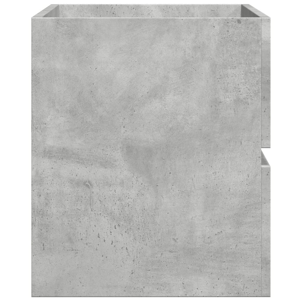 vidaXL Dulap de chiuvetă, gri beton, 90x38,5x45 cm, lemn prelucrat