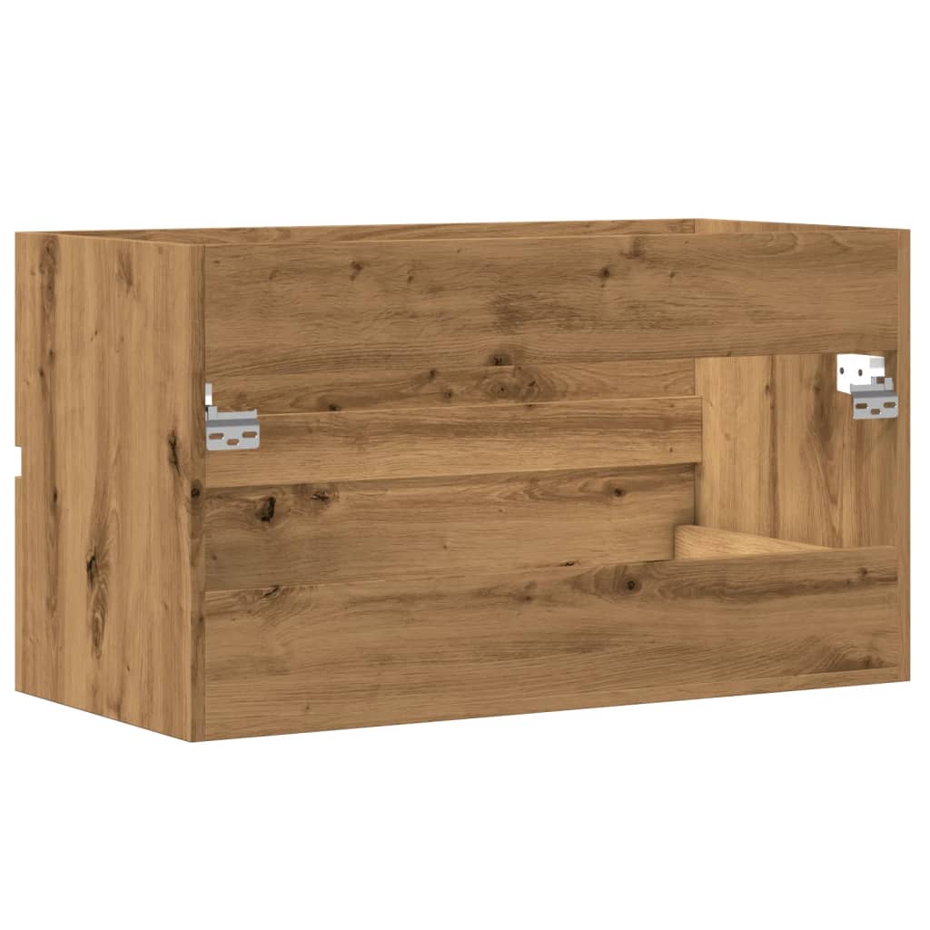 vidaXL Dulap de chiuvetă stejar artizanal 90x38,5x45 cm lemn prelucrat vidaXL Dulap de chiuvetă stejar artizanal 90x38,5x45 cm lemn prelucrat