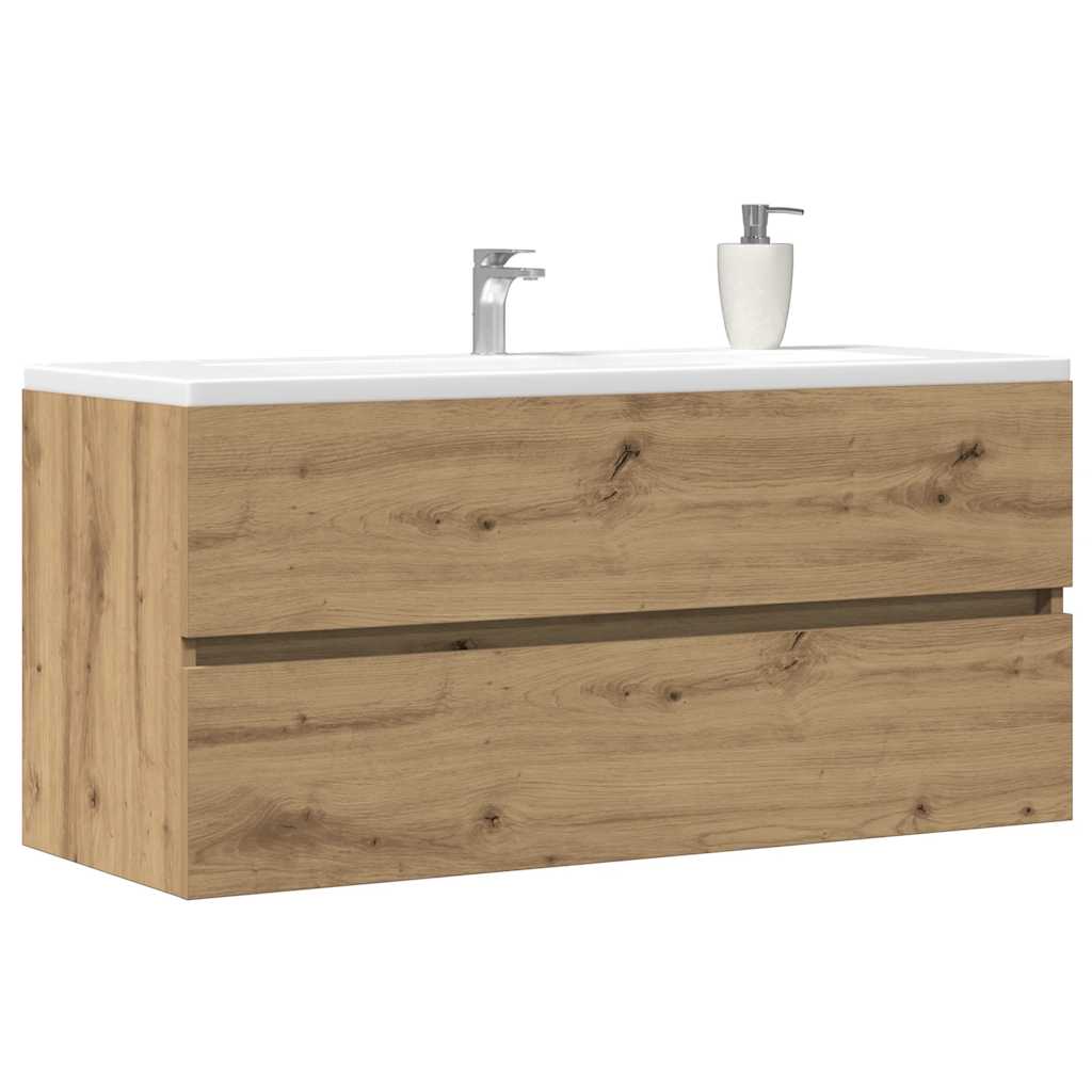 vidaXL Dulap chiuvetă, stejar artizanal, 100x38,5x45 cm lemn prelucrat