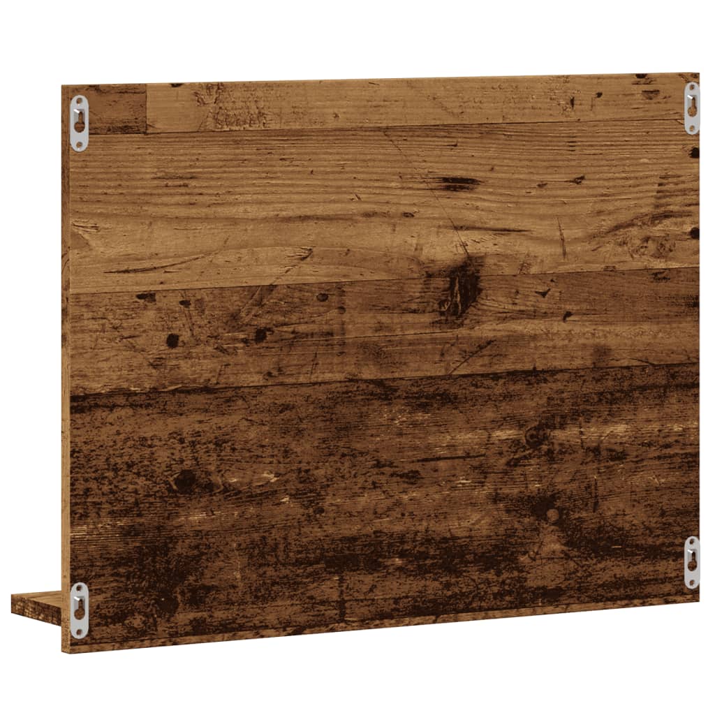 vidaXL Dulap cu oglindă de baie, lemn vechi, 60x10,5x45 cm vidaXL Dulap cu oglindă de baie, lemn vechi, 60x10,5x45 cm