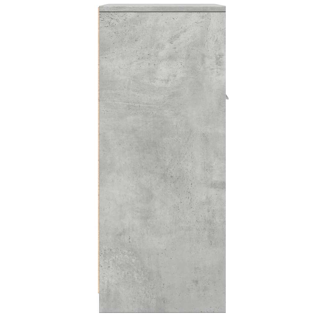 vidaXL Dulap de baie, gri beton, 60 x 33 x 80 cm, PAL