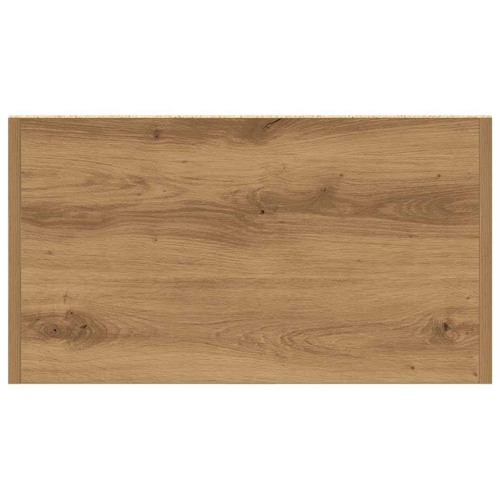vidaXL Dulap pentru baie stejar artizanal, 60x33x80 cm, lemn prelucrat vidaXL Dulap pentru baie stejar artizanal, 60x33x80 cm, lemn prelucrat