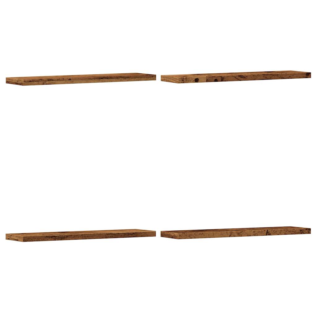 vidaXL Rafturi perete 4 buc., lemn vechi, 40x20x1,5 cm, lemn prelucrat vidaXL Rafturi perete 4 buc., lemn vechi, 40x20x1,5 cm, lemn prelucrat