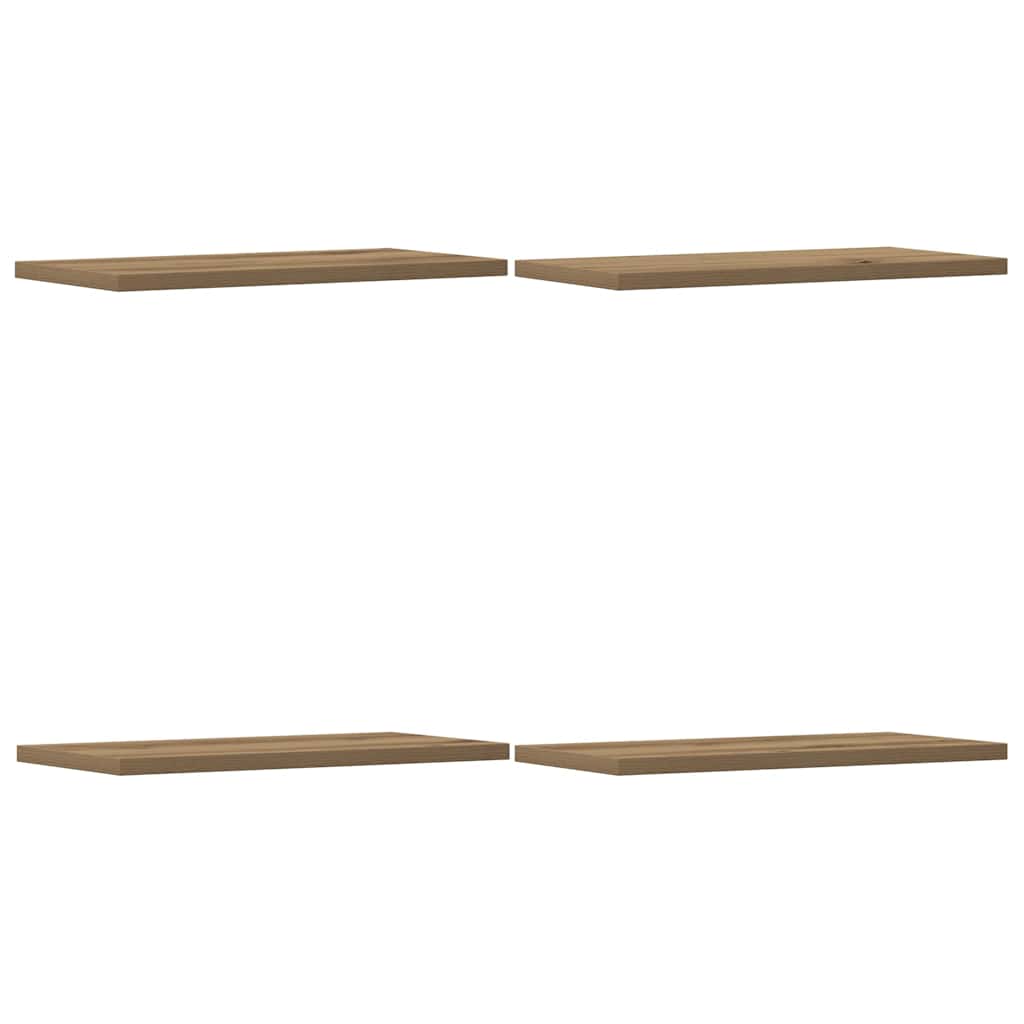 vidaXL Rafturi de perete, 4 buc., stejar artizanal, 40x20x1,5 cm, lemn vidaXL Rafturi de perete, 4 buc., stejar artizanal, 40x20x1,5 cm, lemn