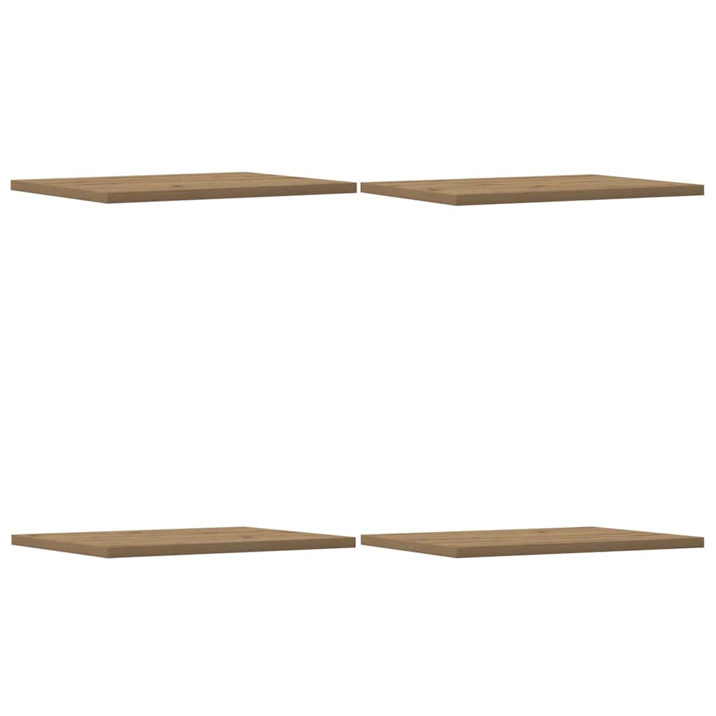 vidaXL Plăci bibliotecă, 4 buc., stejar artizanal, 40x30x1,5 cm, lemn vidaXL Plăci bibliotecă, 4 buc., stejar artizanal, 40x30x1,5 cm, lemn
