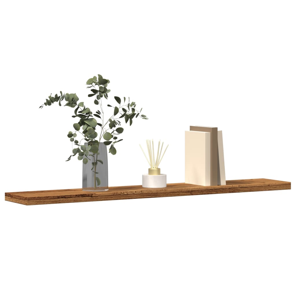 vidaXL Plăci bibliotecă, 4 buc. lemn vechi 60x10x1,5 cm lemn prelucrat vidaXL Plăci bibliotecă, 4 buc. lemn vechi 60x10x1,5 cm lemn prelucrat