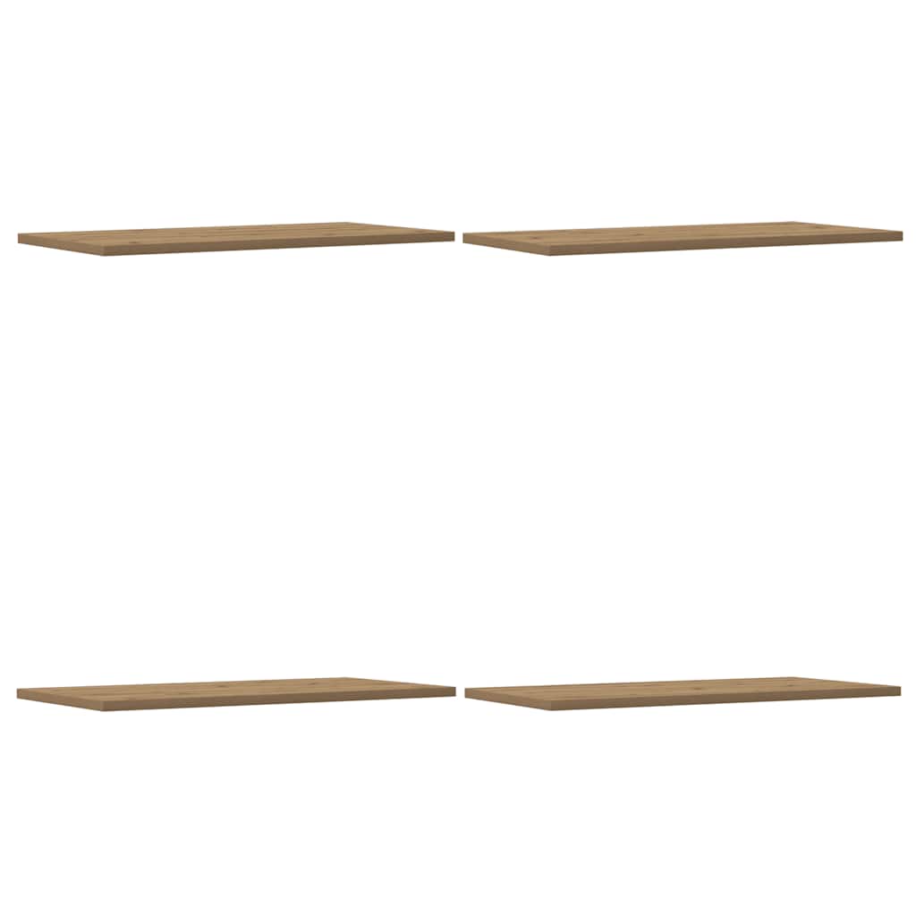 vidaXL Rafturi de perete, 4 buc., stejar artizanal, 60x30x1,5 cm, lemn vidaXL Rafturi de perete, 4 buc., stejar artizanal, 60x30x1,5 cm, lemn