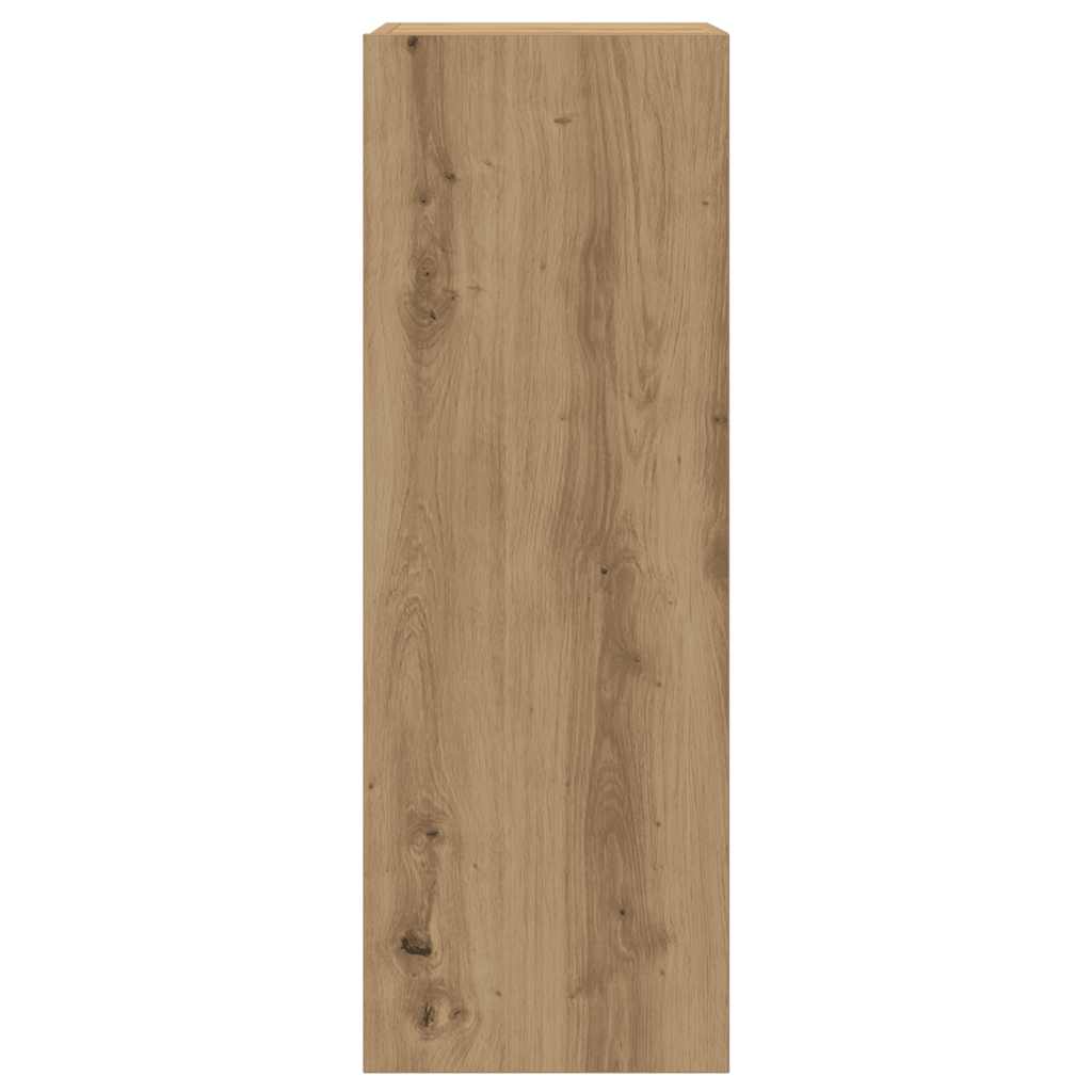 vidaXL Dulap TV, stejar artizanal, 30,5x30x90 cm, lemn prelucrat