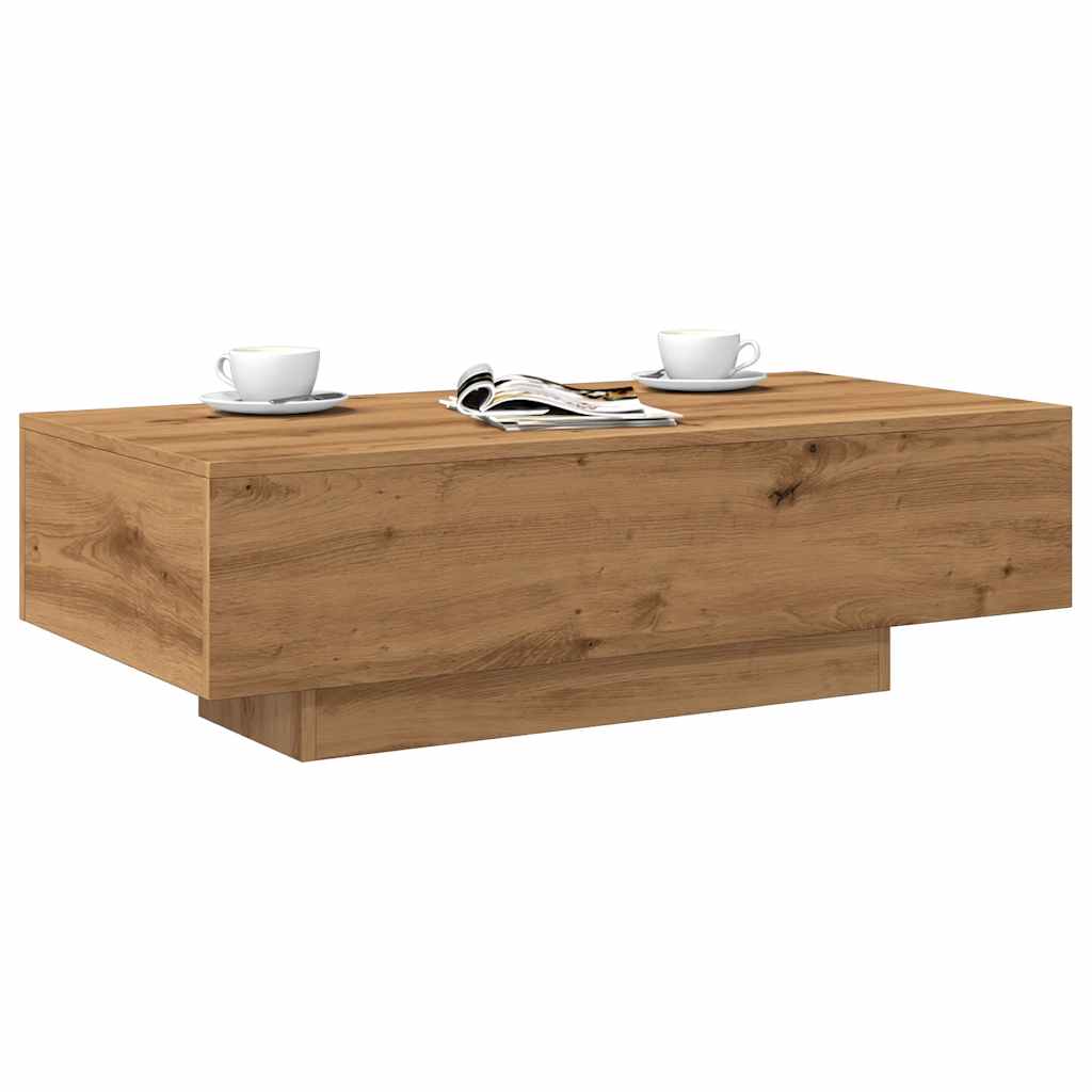vidaXL Măsuță cafea, stejar artizanal, 100x49,5x31 cm, lemn prelucrat vidaXL Măsuță cafea, stejar artizanal, 100x49,5x31 cm, lemn prelucrat