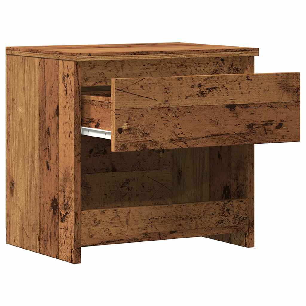 vidaXL Noptiere 2 buc. Lemn vechi 40x30x39 cm Lemn prelucrat