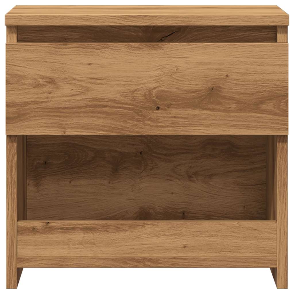 vidaXL Noptiere 2 buc Stejar Artisan 40x30x39 cm Lemn prelucrat