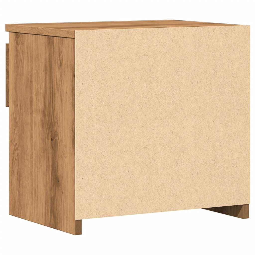 vidaXL Noptiere 2 buc Stejar Artisan 40x30x39 cm Lemn prelucrat