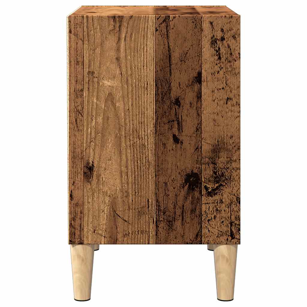 vidaXL Noptiere 2 buc. Lemn vechi 40x30x50 cm Lemn prelucrat