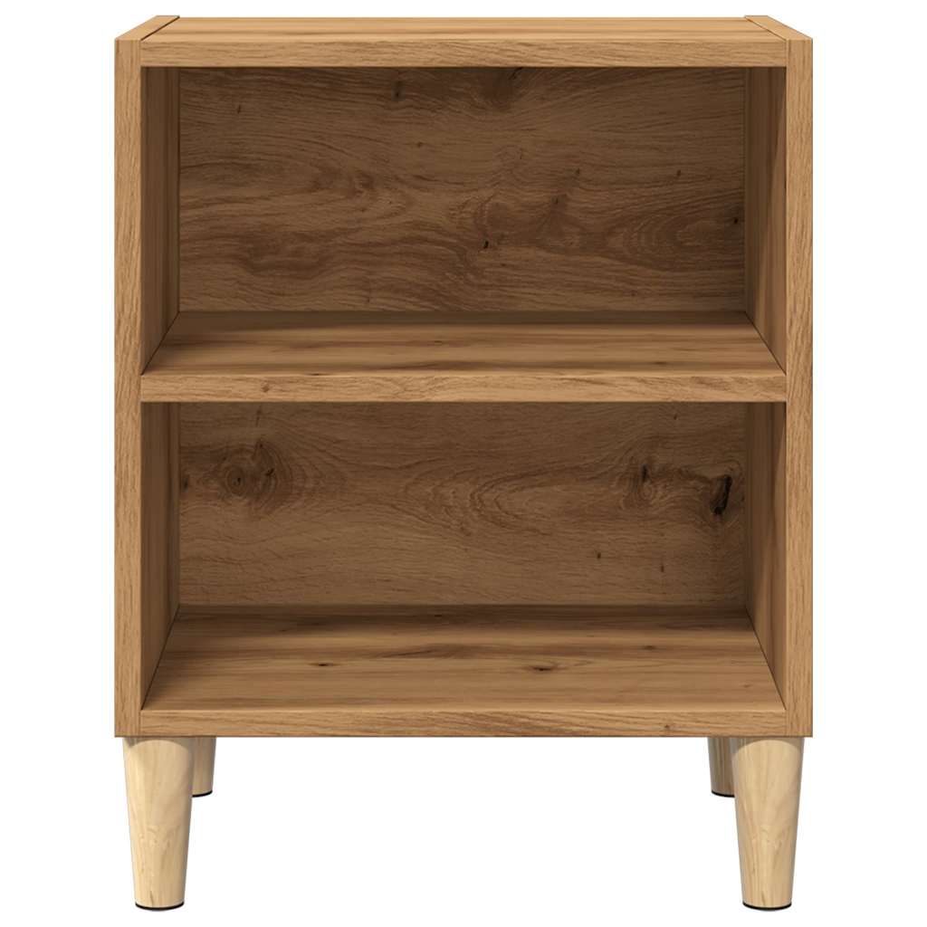 vidaXL Noptiera Stejar artizanal 40x30x50 cm Lemn prelucrat
