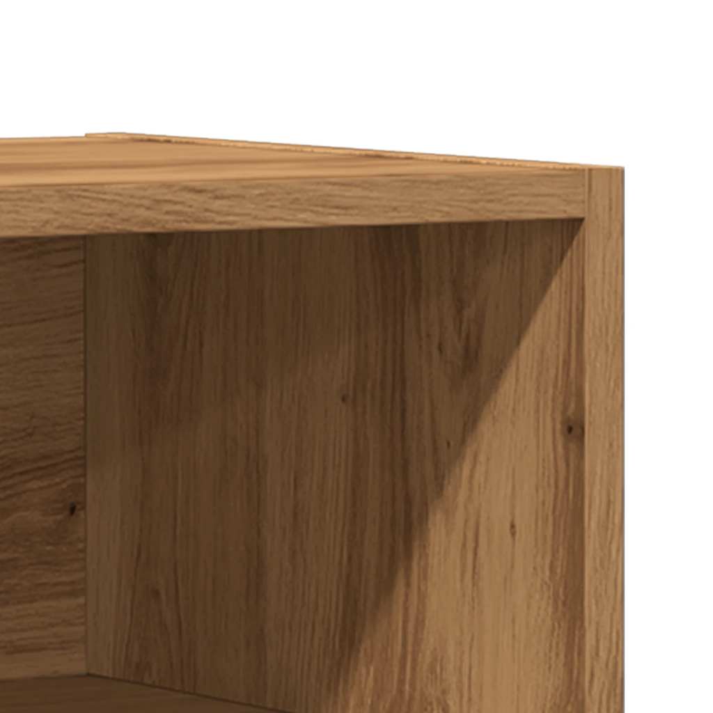 vidaXL Noptiera Stejar artizanal 40x30x50 cm Lemn prelucrat