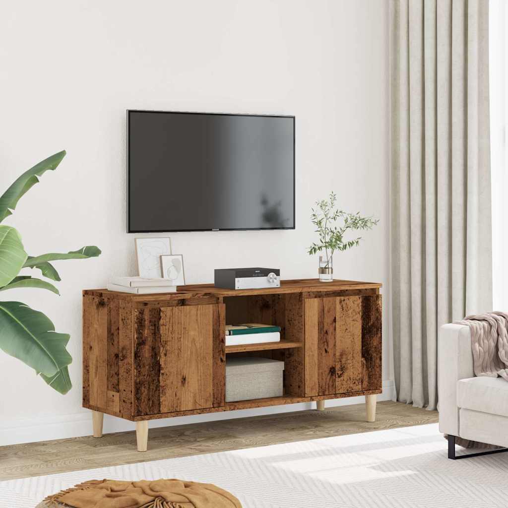 vidaXL Dulap TV, lemn vechi, 102x35x50 cm, lemn prelucrat