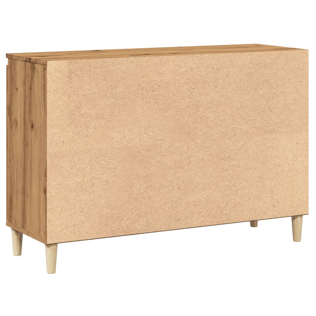 vidaXL Servantă, stejar artizanal, 102x35x70 cm, lemn prelucrat