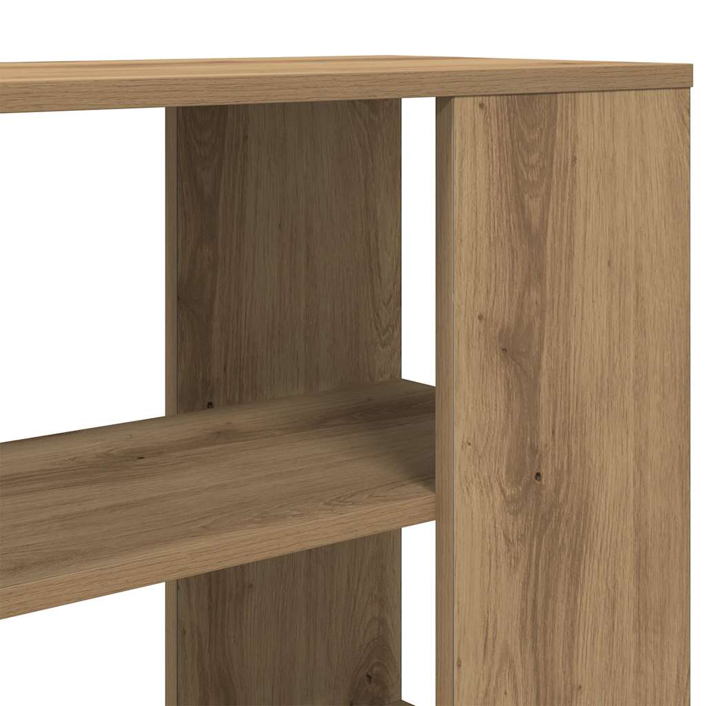 vidaXL Dulap lateral, stejar artizanal, 60x30x50 cm, lemn prelucrat