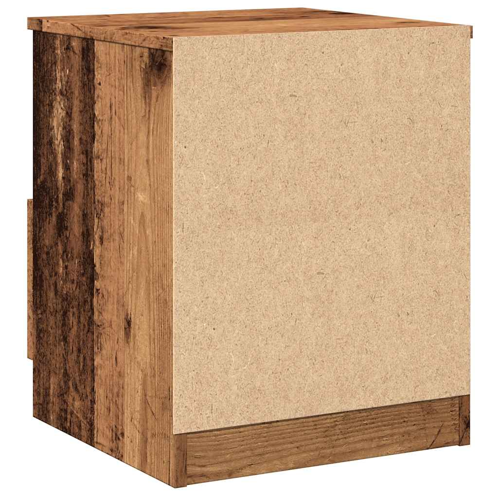 vidaXL Noptiere, 2 buc., lemn vechi, 40x40x50 cm, lemn prelucrat vidaXL Noptiere, 2 buc., lemn vechi, 40x40x50 cm, lemn prelucrat