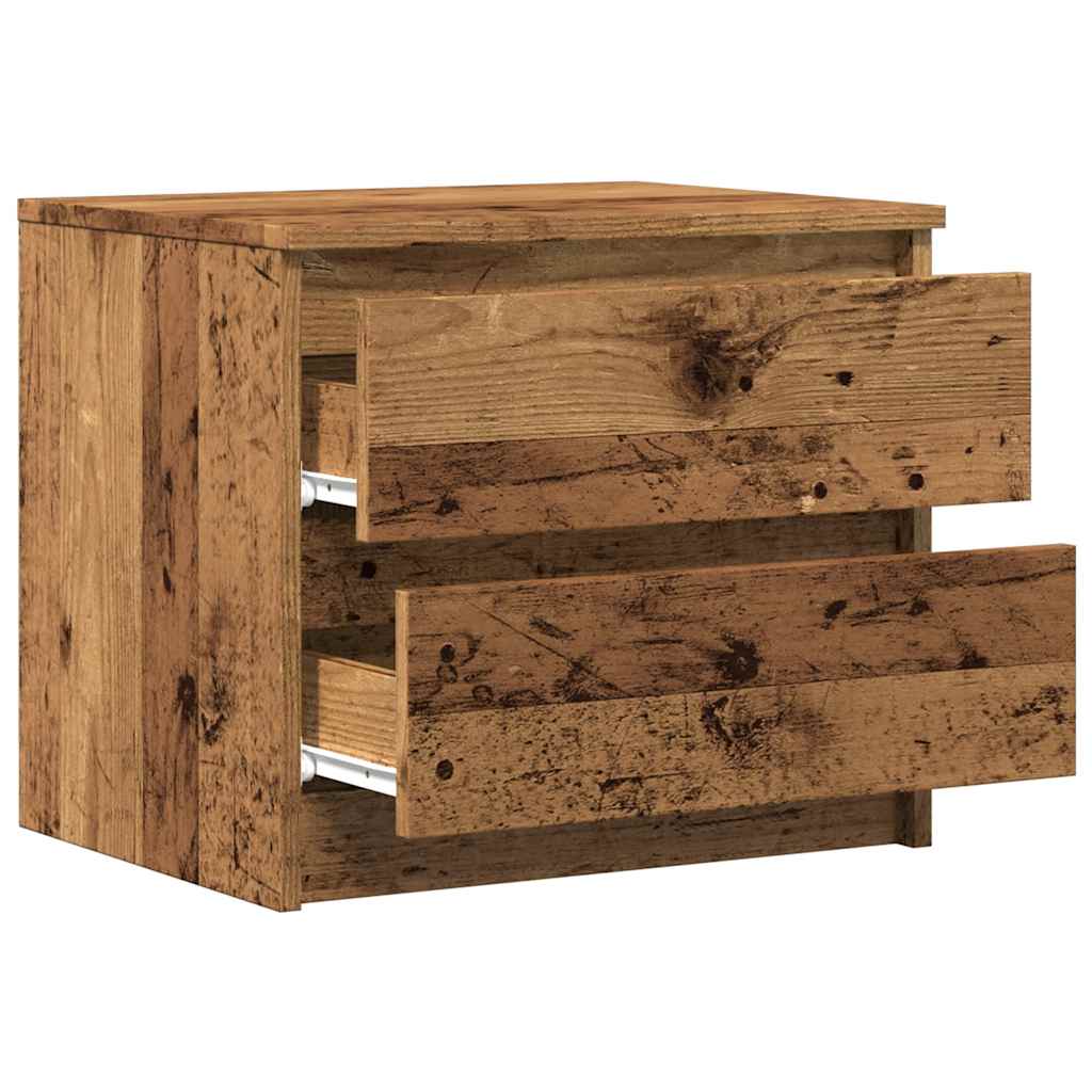 vidaXL Noptiere, 2 buc., lemn vechi, 50x40x43,5 cm, lemn prelucrat vidaXL Noptiere, 2 buc., lemn vechi, 50x40x43,5 cm, lemn prelucrat