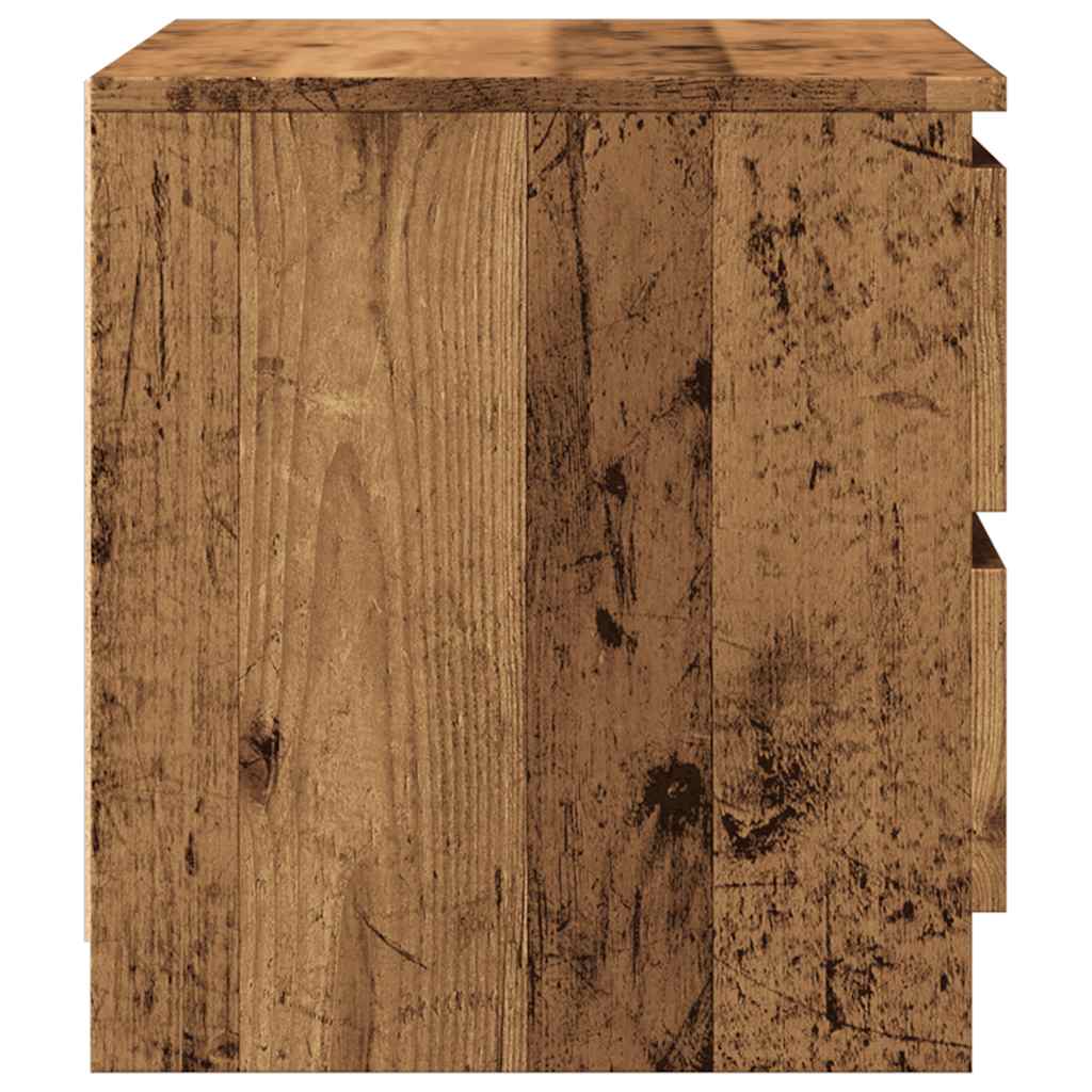 vidaXL Noptiere, 2 buc., lemn vechi, 50x40x43,5 cm, lemn prelucrat vidaXL Noptiere, 2 buc., lemn vechi, 50x40x43,5 cm, lemn prelucrat