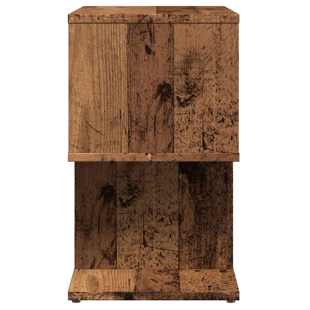 vidaXL Noptiere, 2 buc., lemn vechi, 50x30x51,5 cm, PAL vidaXL Noptiere, 2 buc., lemn vechi, 50x30x51,5 cm, PAL