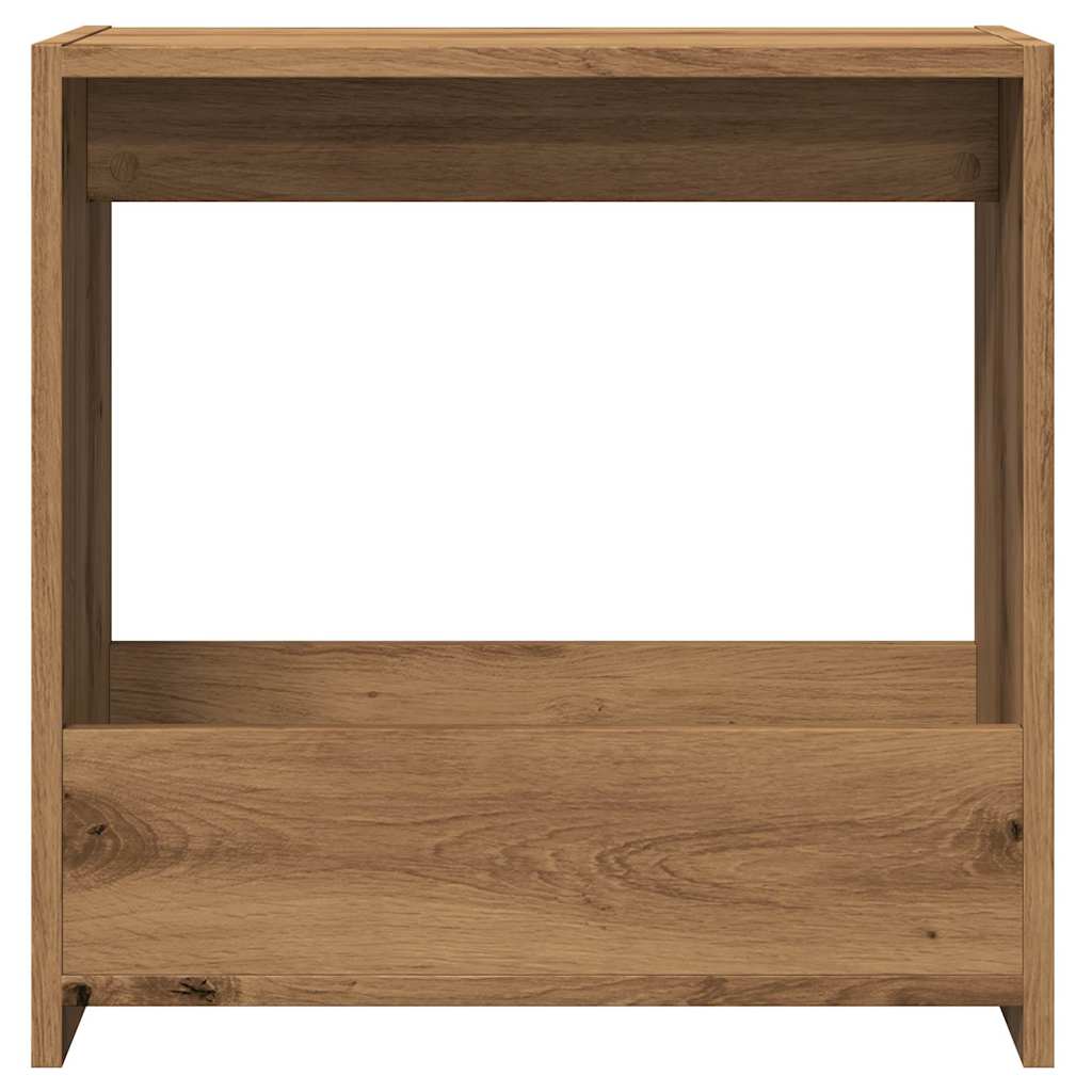 vidaXL Masă laterală, stejar artizanal,50x26x50 cm, lemn prelucrat