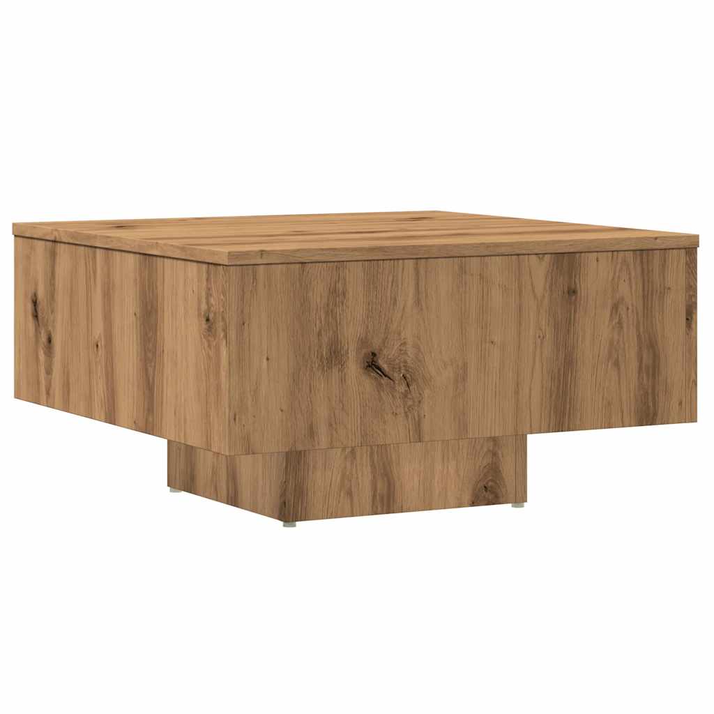 vidaXL Măsuță de cafea, Stejar artizanal, 60x60x31,5 cm lemn prelucrat