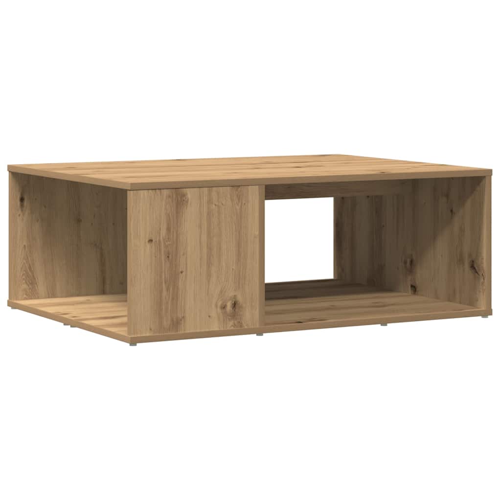vidaXL Măsuță cafea, stejar artizanal, 90x67x33 cm, lemn prelucrat vidaXL Măsuță cafea, stejar artizanal, 90x67x33 cm, lemn prelucrat