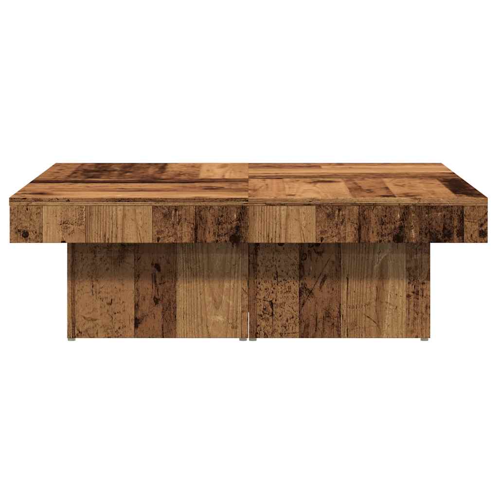 vidaXL Măsuță de cafea, lemn vechi, 90x90x28 cm, lemn prelucrat vidaXL Măsuță de cafea, lemn vechi, 90x90x28 cm, lemn prelucrat