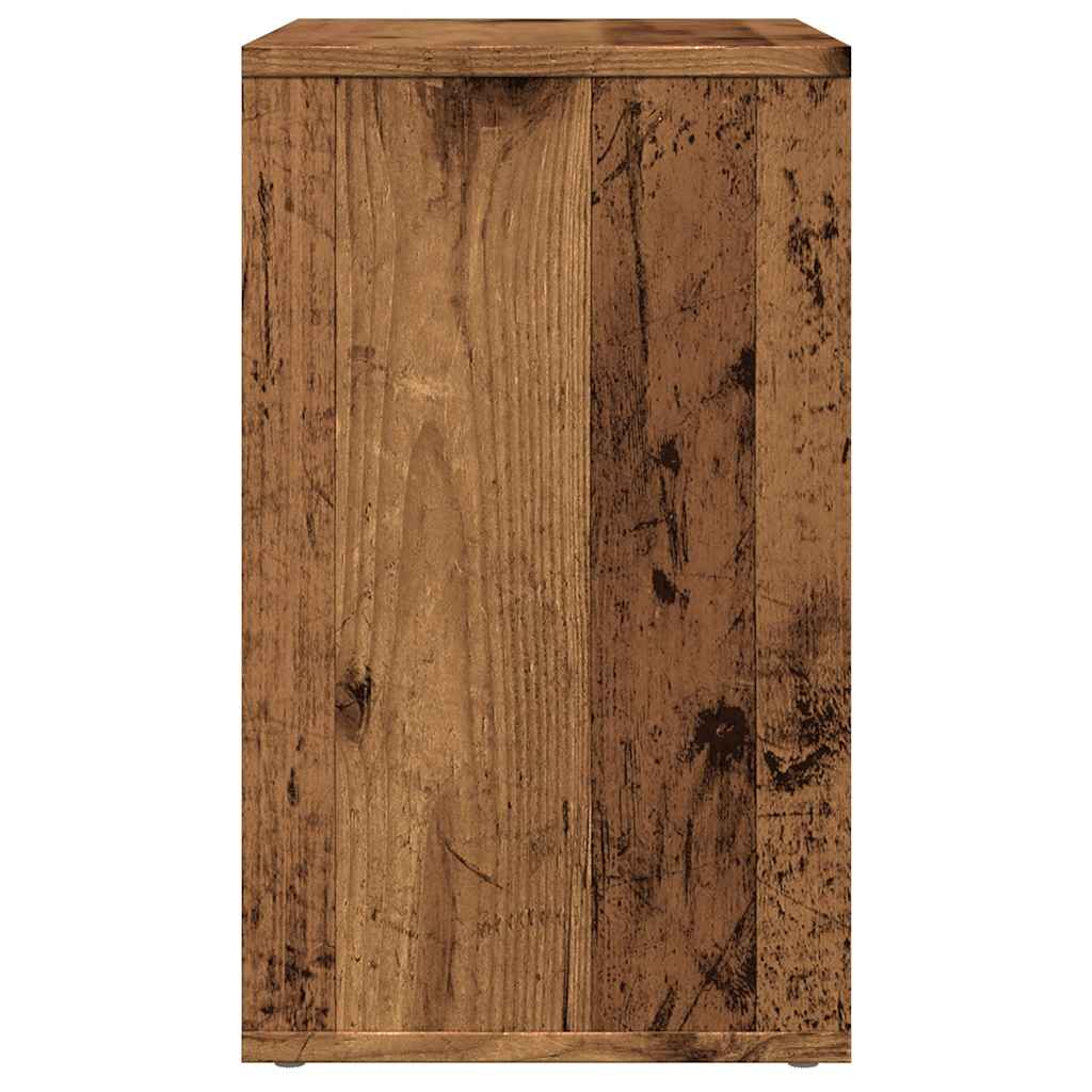 vidaXL Masă laterală, lemn vechi, 50x30x50 cm, PAL vidaXL Masă laterală, lemn vechi, 50x30x50 cm, PAL