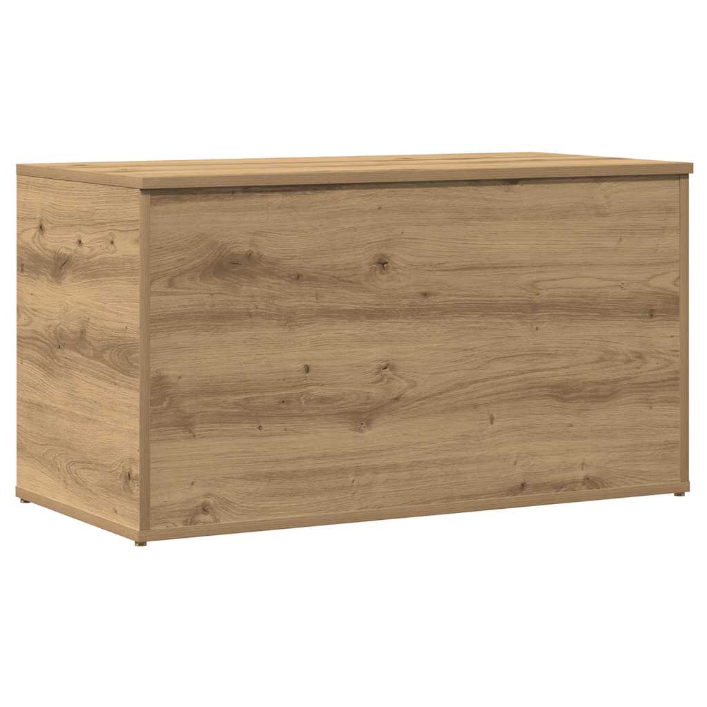 vidaXL Cufăr depozitare, stejar artizanal, 84x42x46 cm, lemn prelucrat vidaXL Cufăr depozitare, stejar artizanal, 84x42x46 cm, lemn prelucrat