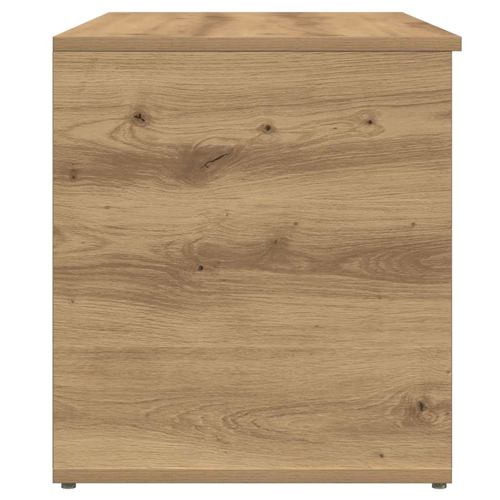 vidaXL Cufăr depozitare, stejar artizanal, 84x42x46 cm, lemn prelucrat vidaXL Cufăr depozitare, stejar artizanal, 84x42x46 cm, lemn prelucrat