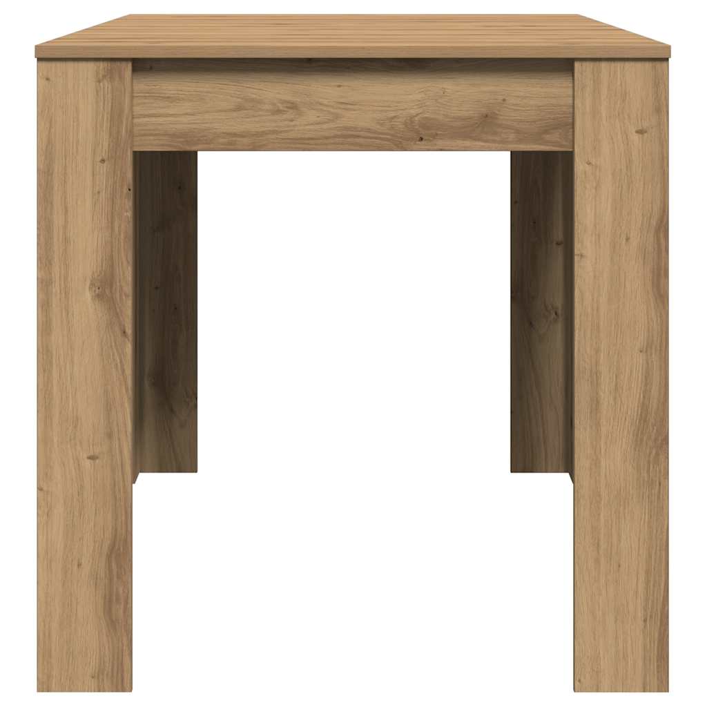 vidaXL Masă bucătărie stejar artizanal, 140x74,5x76 cm, lemn prelucrat