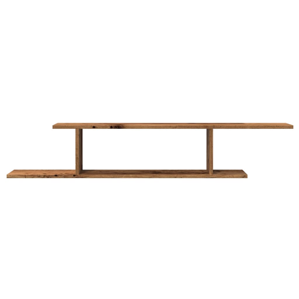 vidaXL Raft TV cu montaj perete lemn vechi 125x18x23 cm lemn prelucrat vidaXL Raft TV cu montaj perete lemn vechi 125x18x23 cm lemn prelucrat