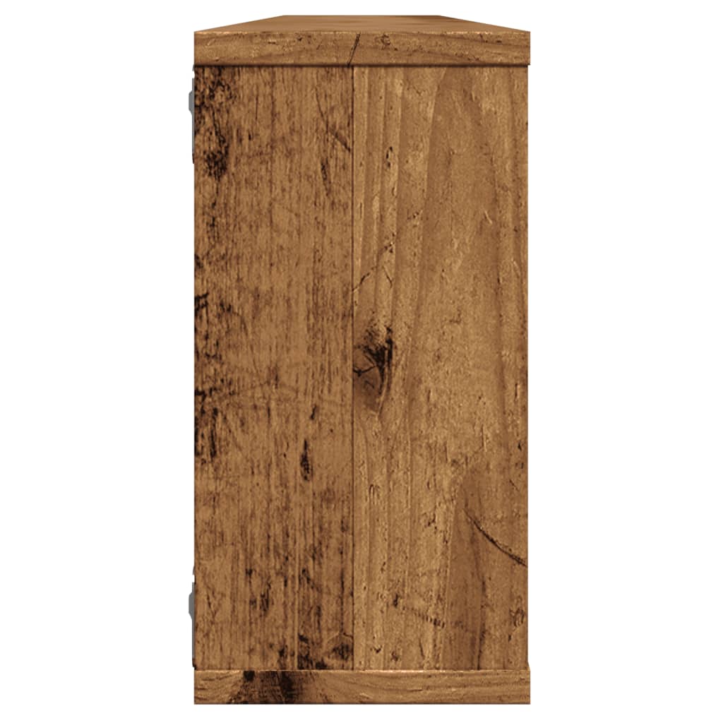 vidaXL Rafturi de perete cub, 2 buc., lemn vechi, 100x15x30 cm, lemn vidaXL Rafturi de perete cub, 2 buc., lemn vechi, 100x15x30 cm, lemn