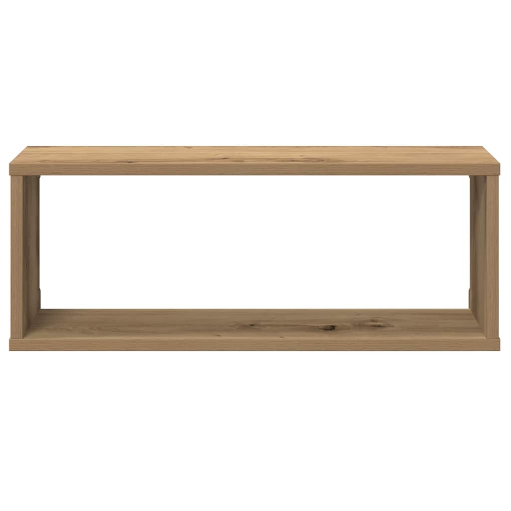 vidaXL Rafturi de perete cub 6 buc. stejar artizanal, 60x15x23 cm lemn vidaXL Rafturi de perete cub 6 buc. stejar artizanal, 60x15x23 cm lemn