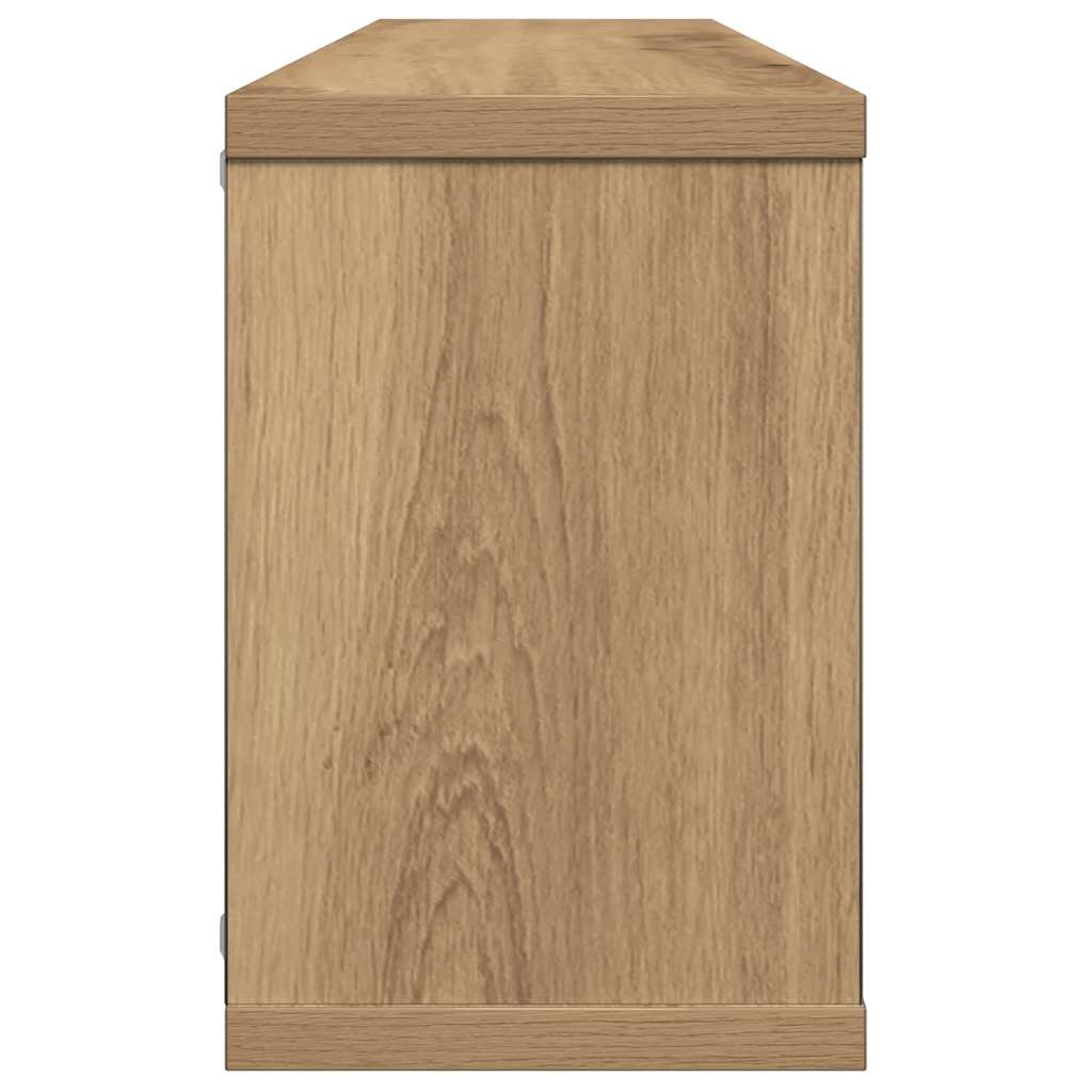 vidaXL Rafturi de perete cub 6 buc. stejar artizanal, 60x15x23 cm lemn vidaXL Rafturi de perete cub 6 buc. stejar artizanal, 60x15x23 cm lemn