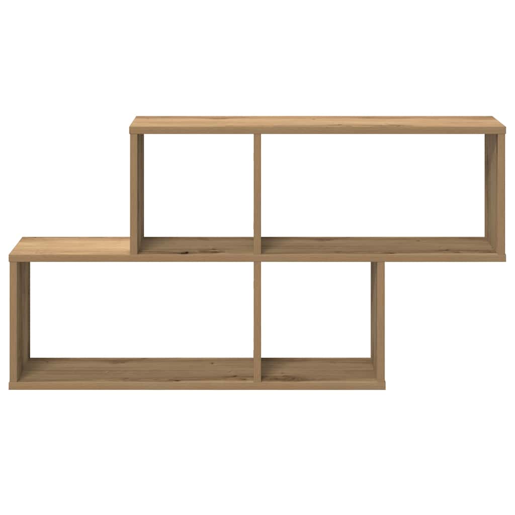 vidaXL Raft de perete, stejar artizanal, 100x18x53 cm, lemn prelucrat vidaXL Raft de perete, stejar artizanal, 100x18x53 cm, lemn prelucrat
