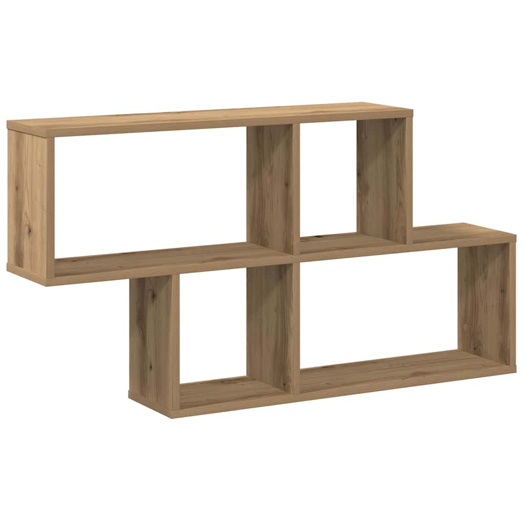 vidaXL Raft de perete, stejar artizanal, 100x18x53 cm, lemn prelucrat vidaXL Raft de perete, stejar artizanal, 100x18x53 cm, lemn prelucrat