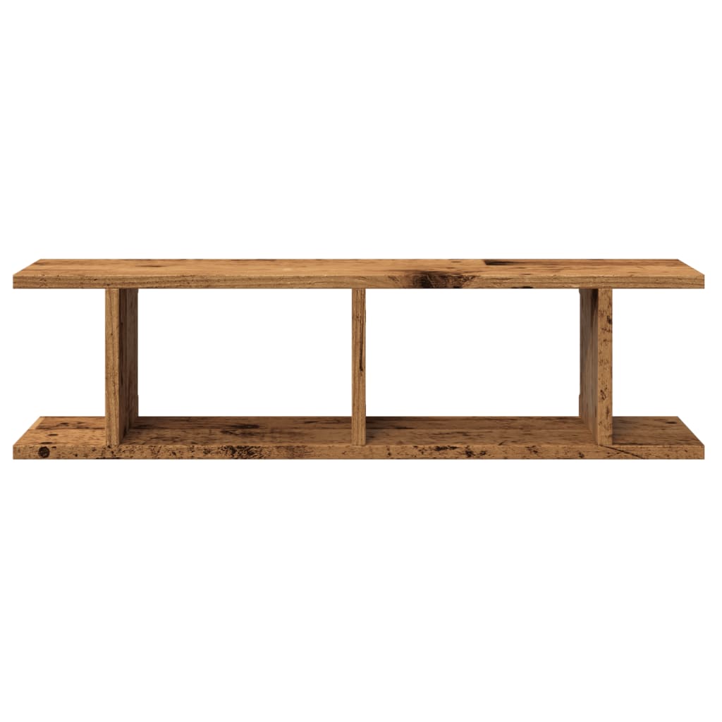 vidaXL Rafturi de perete 2 buc. lemn vechi 75x18x20 cm, lemn prelucrat vidaXL Rafturi de perete 2 buc. lemn vechi 75x18x20 cm, lemn prelucrat