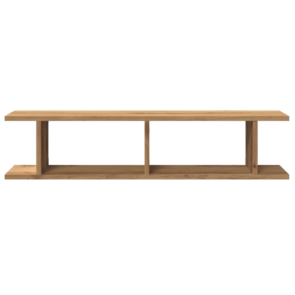 vidaXL Rafturi de perete, 2 buc., stejar artizanal, 90x18x20 cm, lemn vidaXL Rafturi de perete, 2 buc., stejar artizanal, 90x18x20 cm, lemn