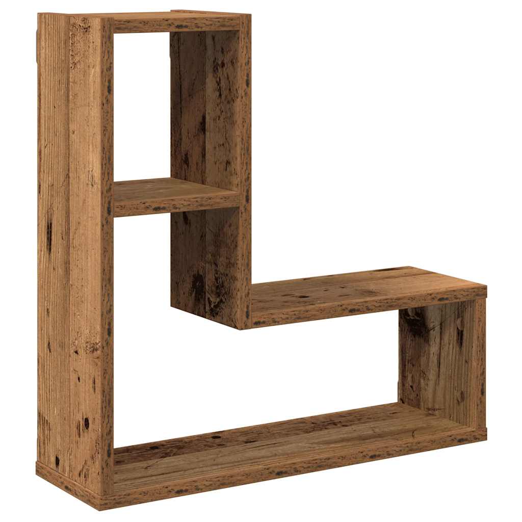 vidaXL Rafturi de perete cub, 2 buc., lemn vechi, 50x15x50 cm lemn vidaXL Rafturi de perete cub, 2 buc., lemn vechi, 50x15x50 cm lemn