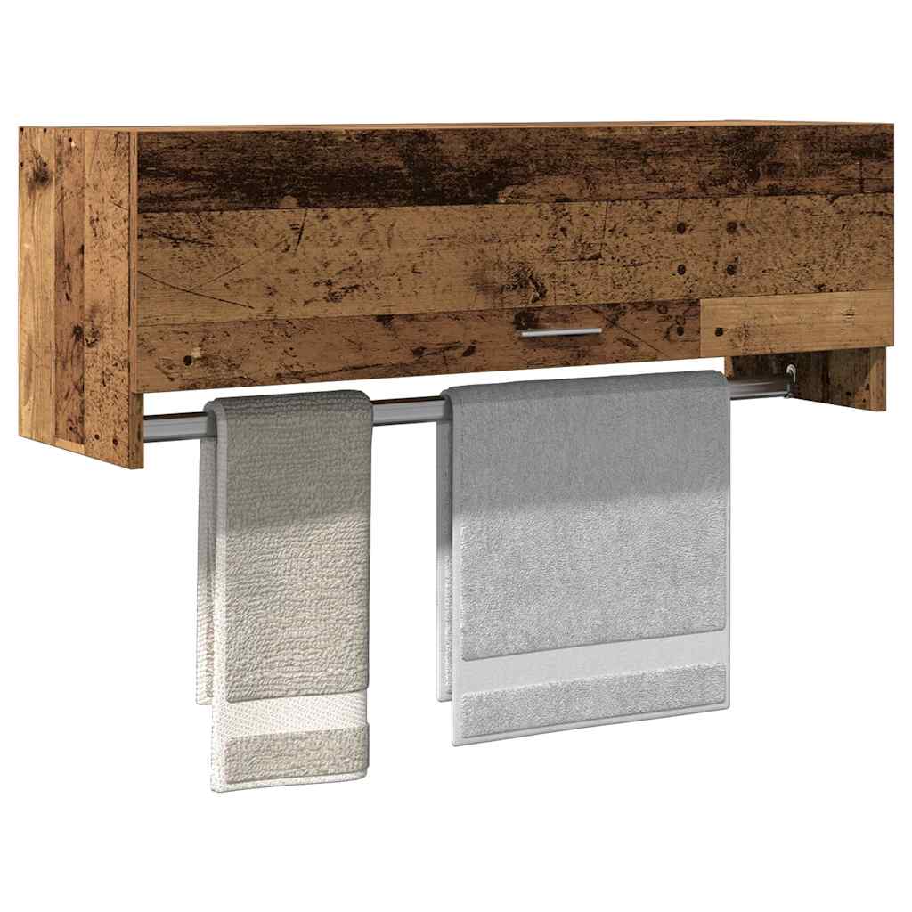 vidaXL Șifonier, lemn vechi, 100x32,5x35 cm, PAL vidaXL Șifonier, lemn vechi, 100x32,5x35 cm, PAL