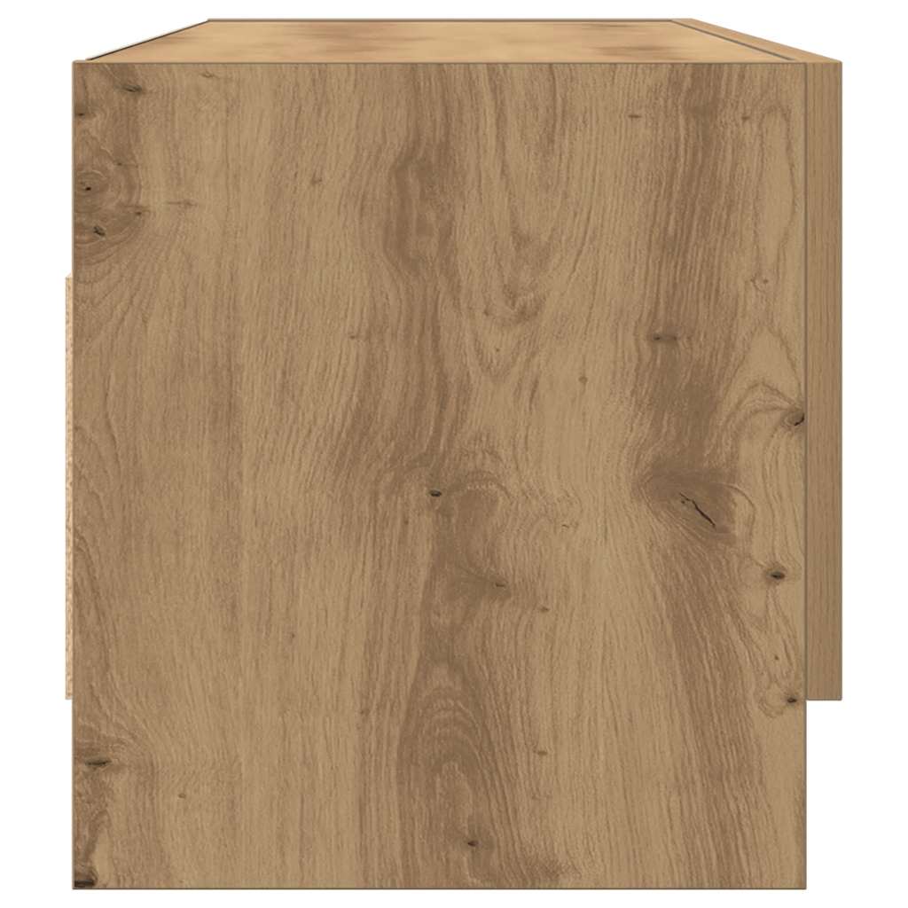 vidaXL Șifonier, Stejar artizanal, 100x32,5x35 cm, lemn prelucrat