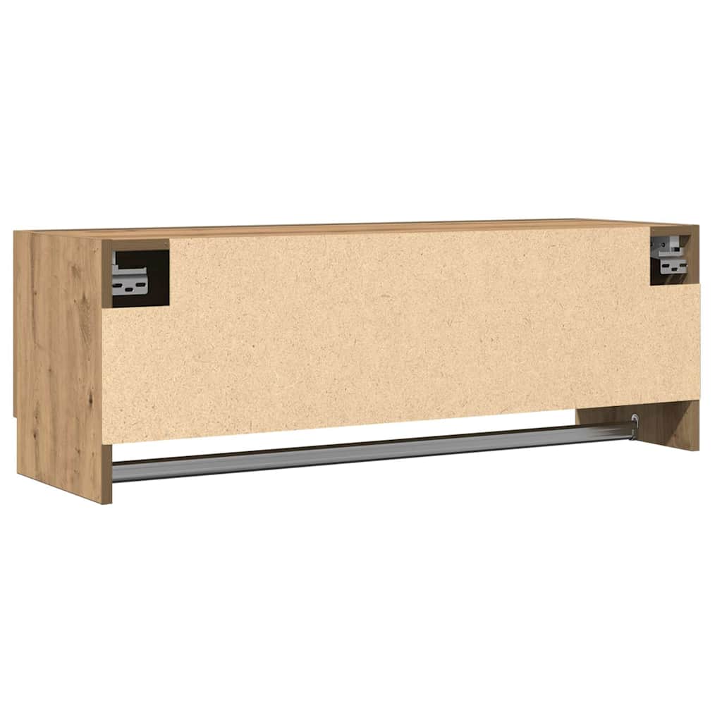 vidaXL Șifonier, Stejar artizanal, 100x32,5x35 cm, lemn prelucrat