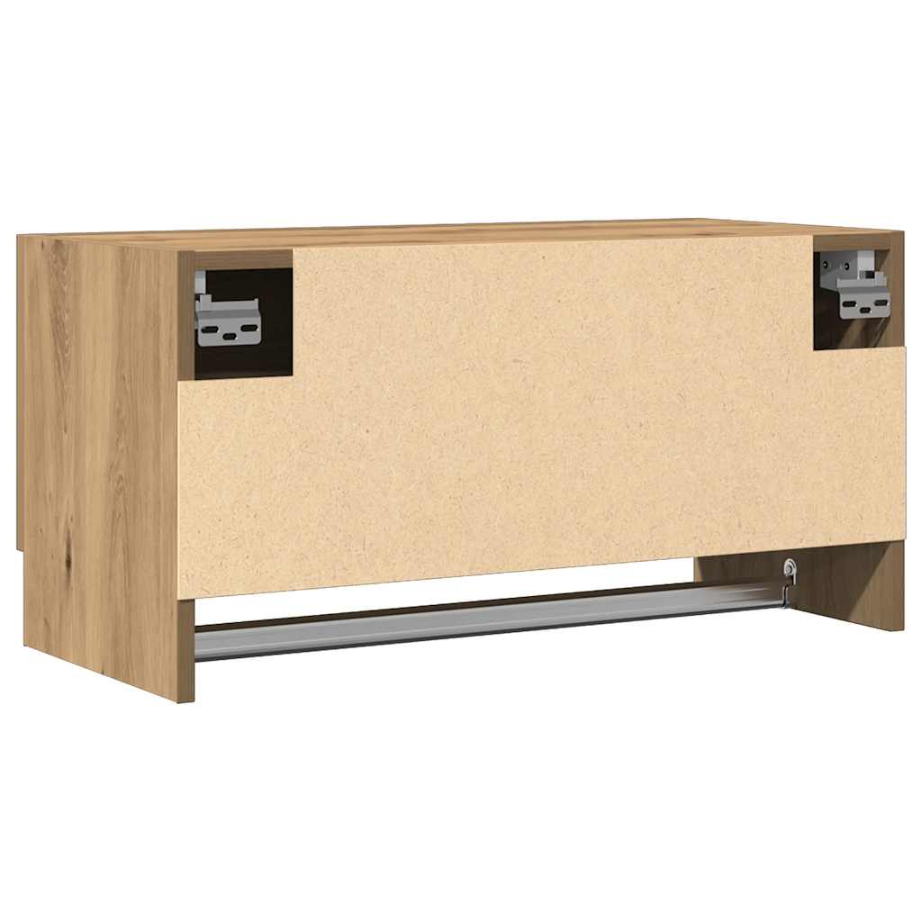 vidaXL Șifonier, stejar artizanal, 70x32,5x35 cm, lemn prelucrat
