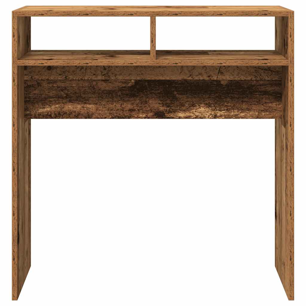vidaXL Masă consolă, Lemn vechi, 78x30x80 cm, PAL