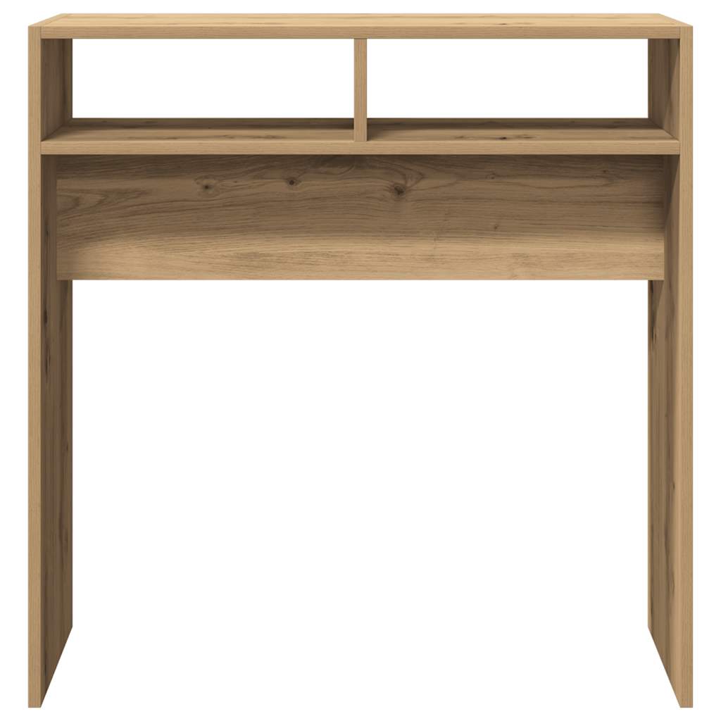 vidaXL Măsuță consolă, stejar artizanal, 78x30x80 cm, lemn prelucrat vidaXL Măsuță consolă, stejar artizanal, 78x30x80 cm, lemn prelucrat